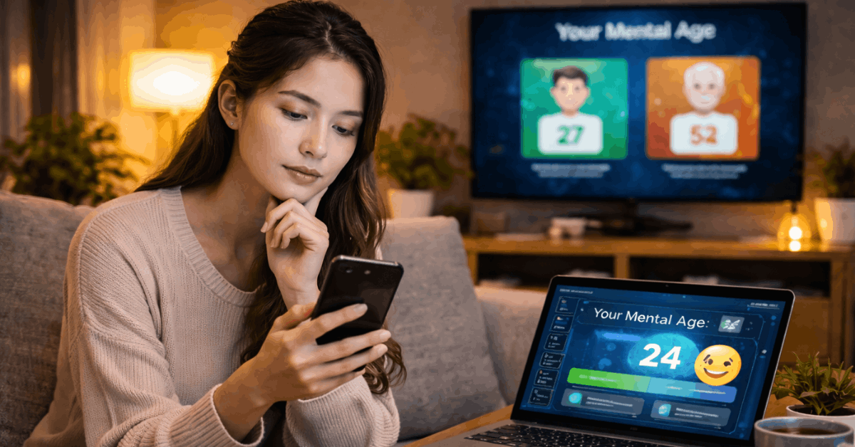What Is Your Mental Age? AI-Based Analysis